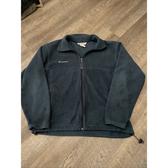 Lot Of 3 Columbia Pullover Sweaters Men’s Large Fleece Black & Blue, Zip Up - Picture 11 of 15